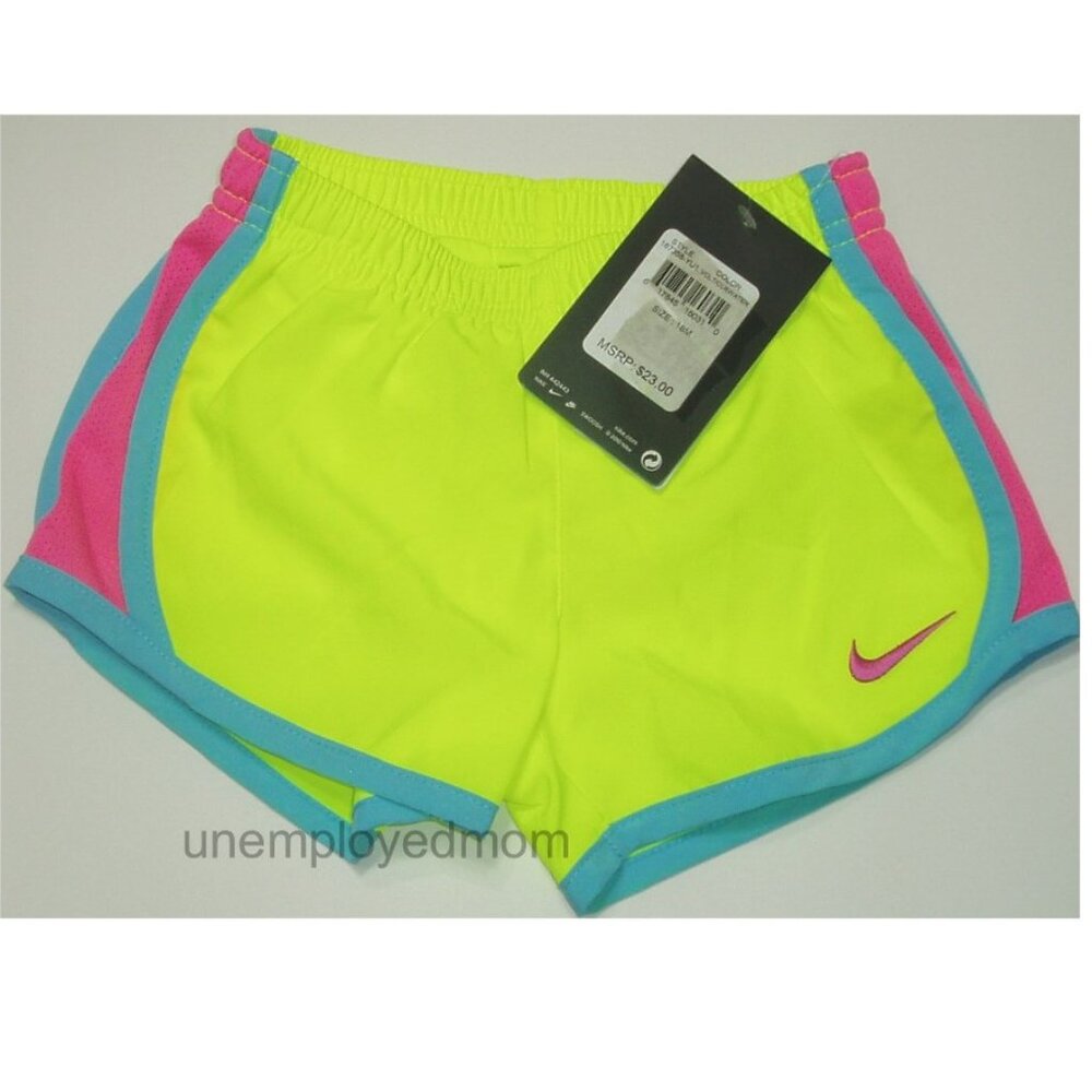 Nike Shorts Athletic Sport Volt Little Girls Active Wear Summer Brief Liner